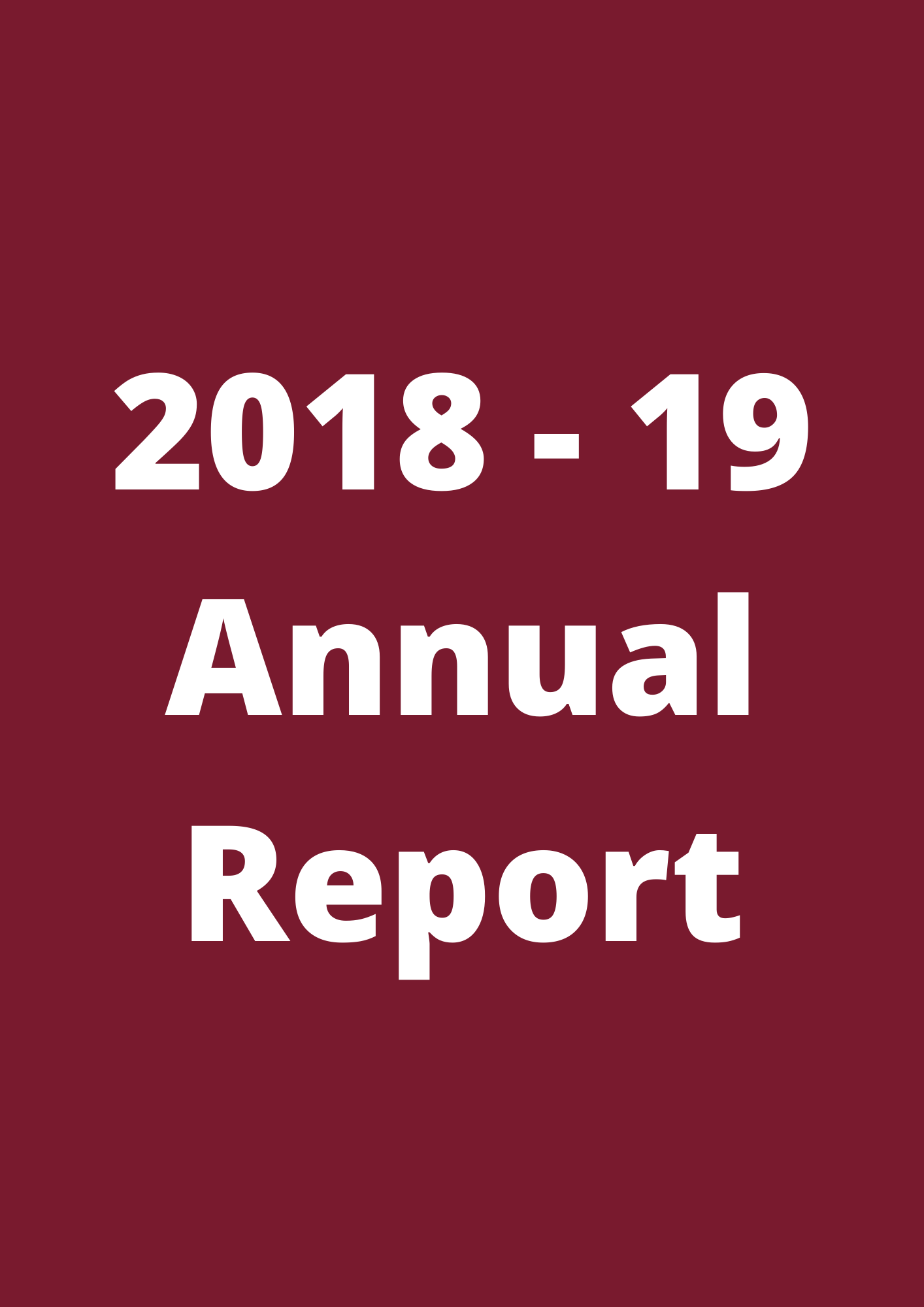 2018-19 ANNUAL REPORT